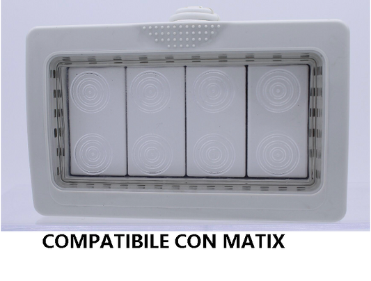 Custodia 4M IP55 compatibile con matix SANDASDON